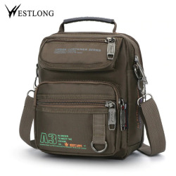 New 3707W  Men Messenger Bags Casual Multifunction Small Travel Bags Waterproof Leisure Shoulder Fashion Military Crossbody Bags