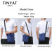 TINYAT Light Canvas Men's Shoulder Bag For 7.9' Ipad Casual Crossbody Bag Waterproof Messenger Bag Pack sling bag for men 0.13kg