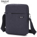 TINYAT Shockproof Men's Crossbody Bag pack hidden zipper Shoulder Bags for 9.7' pad Male Handbag Canvas Leather Messenger Bags