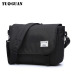 TUGUAN Men Messenger Bags Men's Fashion Business Travel Shoulder Bags female Canvas Briefcase Men Crossbody Bag Handbag XB1701T