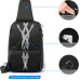 Tigernu Anti theft Crossbody Bag Casual Men Chest Bag Waterproof Sling Shoulder Bag Messenger Bag Fit 9.7" IPad for Teenager