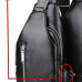 man's messenger bag Men shoulder PU leather Chest Bags Crossbody business Messenger bags Male charging Handbag with USB Charge