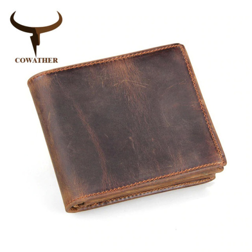 100% top quality cow genuine leather men wallets luxury,dollar price short style male purse,carteira masculina original brand