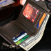 2018 Hot Fashion Wallets for Men with Coin Pocket Wallet ID Card Holder Purse Clutch with Zipper Men Wallet with Coin Bag Gift