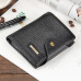 2018 New brand high quality short men's wallet ,Genuine leather qualitty guarantee purse for male,coin purse, free shipping