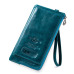 2019 Men Wallet Clutch Genuine Leather Brand Rfid  Wallet Male Organizer Cell Phone Clutch Bag Long Coin Purse Free Engrave