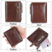 2019 New Genuine Leather Mens Wallet Man zipper Short Coin Purse Brand Male Cowhide Credit&id Wallet Multifunction Small Wallets