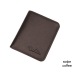 BISON DENIM Black Purse For Men Genuine Leather Men's Wallets Thin Male Wallet Card Holder Cowskin Soft Mini Purses N4429