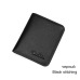 BISON DENIM Black Purse For Men Genuine Leather Men's Wallets Thin Male Wallet Card Holder Cowskin Soft Mini Purses N4429