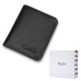 BISON DENIM Men Wallets Black Genuine Leather Purse For Men Business Card Holder Men's Wallet Mini N4429