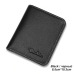 BISON DENIM Men Wallets Black Genuine Leather Purse For Men Business Card Holder Men's Wallet Mini N4429