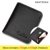 BISON DENIM Men Wallets Black Genuine Leather Purse For Men Business Card Holder Men's Wallet Mini N4429