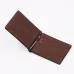 BLEVOLO Brand Men Wallet Short Skin Wallets Purses PU Leather Money Clips Sollid Thin Wallet For Men Purses 4 Colors