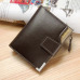 Baellerry Brand wallet leather Men Wallet coin pocket zipper portfolio Handy luxury Short purse 3 Fold Male Purses Cards wallets