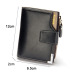 Baellerry Brand wallet leather Men Wallet coin pocket zipper portfolio Handy luxury Short purse 3 Fold Male Purses Cards wallets