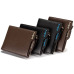 Baellerry Short Men Wallets Leather Coin Pocket Male ID Credit Card Holder 3 fold Clutch Wallet Men Purses Coin Cartera W022