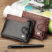 Baellerry Vintage Leather Hasp Small Wallet Coin Pocket Purse Card Holder Men Wallets Money Cartera Hombre Bag Male Clutch W066