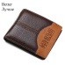 GUBINTU Genuine Leather Men Wallets Coin Pocket Zipper Real Men's Leather Wallet with Coin High Quality Male Purse cartera