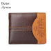 GUBINTU Genuine Leather Men Wallets Coin Pocket Zipper Real Men's Leather Wallet with Coin High Quality Male Purse cartera