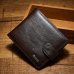 Genuine Leather Men Wallets Brand High Quality Design Wallets with Coin Pocket Purses Gift For Men Card Holder Bifold Male Purse