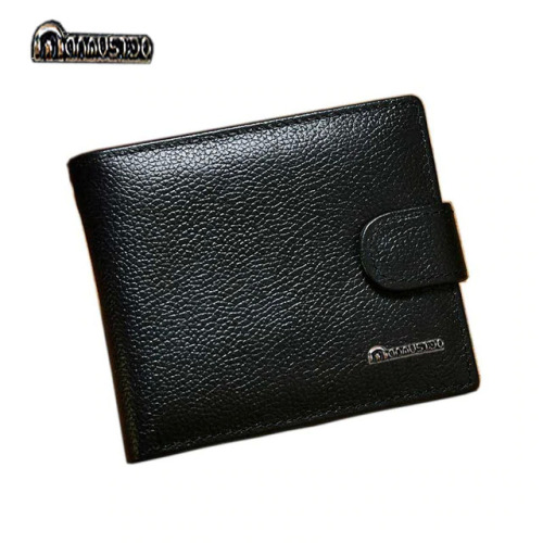 Genuine Leather Men Wallets Brand High Quality Design Wallets with Coin Pocket Purses Gift For Men Card Holder Bifold Male Purse