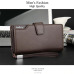 High Quality Men Wallets Pu Leather Male Long Clutch Purse Coin Pocket Zipper Wallet Men Purses Card Holder MWS002-3