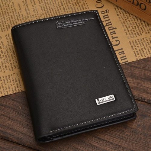 High Quality Soft Leather wallet men vintage style Baellery brand men wallets leather purse male credit card holder money bag