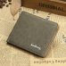 Hot Sale Fashion Men Wallets Quality Soft Linen Design Wallet Casual Short Style 3 Colors Credit Card Holder Purse Free Shipping