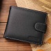 JINBAOLAI Leather Men Wallets Solid Sample Style Zipper Purse Man Card Horder Leather Famous Brand High Quality Male Wallet