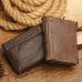 KAVIS 100% Genuine Leather Men Wallet Small Zipper Men Walet Portomonee Male Short Coin Purse Brand Perse Carteira For Rfid