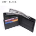 LONGXIOR Genuine Leather Men Wallet RFID Blocking Wallet Men Fashion Cow Leather Purse Identity Protection Men's Wallets MRF7