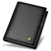 Laorentou Men Wallet Genuine Leather Casual Wallet for Men Short Wallet Standard Wallets Card Holders Vintage Luxury Man Purse