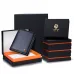 Laorentou Men Wallet Genuine Leather Casual Wallet for Men Short Wallet Standard Wallets Card Holders Vintage Luxury Man Purse