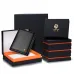Laorentou Men Wallet Genuine Leather Casual Wallet for Men Short Wallet Standard Wallets Card Holders Vintage Luxury Man Purse