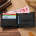 Luxury 100% Genuine Leather Wallet Fashion Short Bifold Men Wallet Casual Soild Men Wallets With Coin Pocket Purses Male Wallets