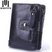 MISFITS 2019 NEW Genuine Leather Men Wallets Casual Zipper Coin Purse With Card Holder Brand Cowhide Long Wallet Clutch For Male