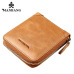 ManBang New Fashion Genuine Leather Men Wallet Small Men Wallet Zipper Male Short Coin Purse Brand High Quality Free Shipping