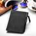 Matte Wallet Men Soft Leather wallet with removable card slots multifunction men wallet purse male clutch top quality