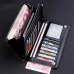 NEW Bifold Men Wallet Brand Famous Mens Leather Long Wallet Clutch Male Money Purse ID Card Holder Carteira Masculina