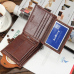 New 2018 Guaranteed Genuine Leather Brand Men Wallets Design Short Small Wallets Male Mens Purses Card Holder Carteras