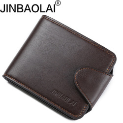 Small Men Wallets Credit Card Holders Zipper Luxury Brand Famous Handmade Leather Men Wallet Coin Pocket Male Purse Clutch Black