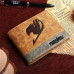 Woman/Man Wallet new Fashion Cartoon Anime Student Purse Chopper/Totoro/Naruto/Conan Edgar/Attack on Titan Cool brown Billfold