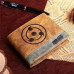 Woman/Man Wallet new Fashion Cartoon Anime Student Purse Chopper/Totoro/Naruto/Conan Edgar/Attack on Titan Cool brown Billfold