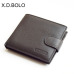 X.D.BOLO Wallet Men Leather Genuine Cow Leather Man Wallets With Coin Pocket Man Purse leather Money Bag Wallets for Male