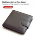 X.D.BOLO Wallet Men Leather Genuine Cow Leather Man Wallets With Coin Pocket Man Purse leather Money Bag Wallets for Male