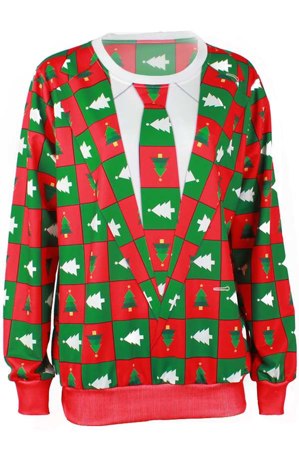  Euramerican Printed Polyester Pullovers