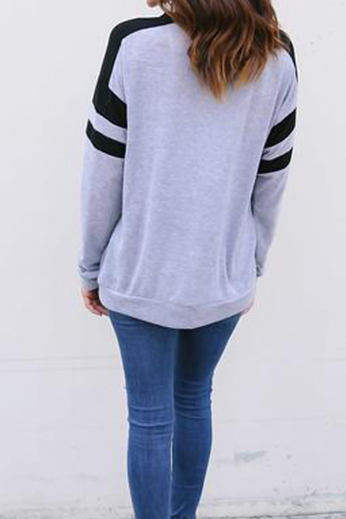  Ready For Color Splicing Hoodie