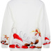 Cheap Casual Long Sleeves Print White Cotton Blend Regular Christmas Pullover Sweat Cheap Casual Long Sleeves Print White Cotton Blend Regular Christmas Pullover Sweat