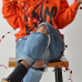 Leisure Round Neck Long Sleeves Letters Printing Orange Cotton Pullover Leisure Round Neck Long Sleeves Letters Printing Orange Cotton Pullover