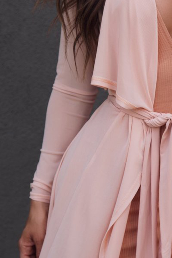  Polyester V Neck Long Sleeve single breasted X Long Trench Coats